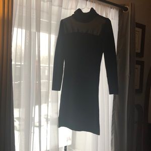 Black sweater dress